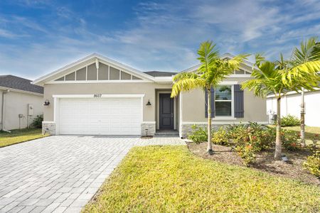 New construction Single-Family house 8607 Dahlia Circle, Port Saint Lucie, FL 34986 Bergamo- photo 0