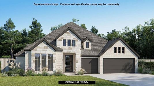 New construction Single-Family house 8411 Willow Whisper Lane, Magnolia, TX 77354 Design 3391W- photo 0