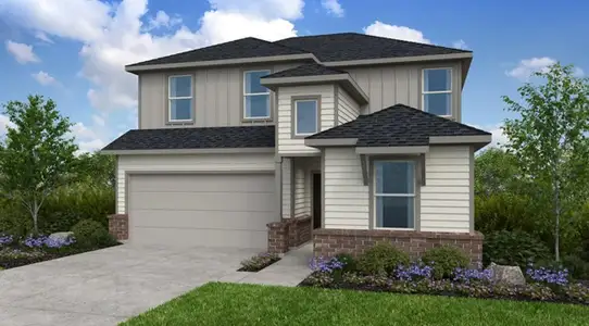 New construction Single-Family house 18135 Prairie Run Ln, Hockley, TX 77447 plan Reid - image