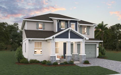 New construction Single-Family house 2267 Keystone Pass Blvd, Minneola, FL 34715 plan Biscayne - image