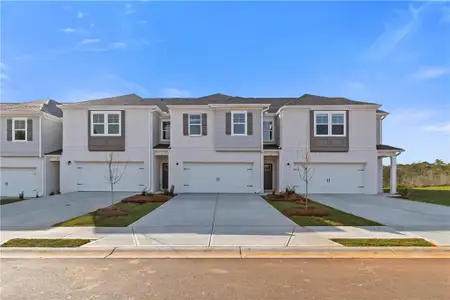 New construction Townhouse house 321 Heavenly Hollow Pl, Mcdonough, GA 30253 Austin- photo 0