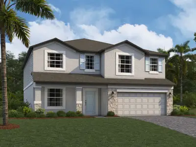 New construction Single-Family house 12176 Stirrup Dr, Dade City, FL 33525 plan Malibu - image
