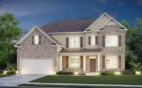 New construction Single-Family house 4092 Trimrose Ct, South Fulton, GA 30349 plan Birch - image