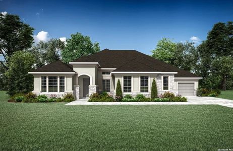 New construction Single-Family house 18619 Powder Ml, San Antonio, TX 78257 plan Lauren II - image