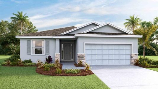 New construction Single-Family house 7735 Wheat Stone Dr, Zephyrhills, FL 33540 plan Laurel - image