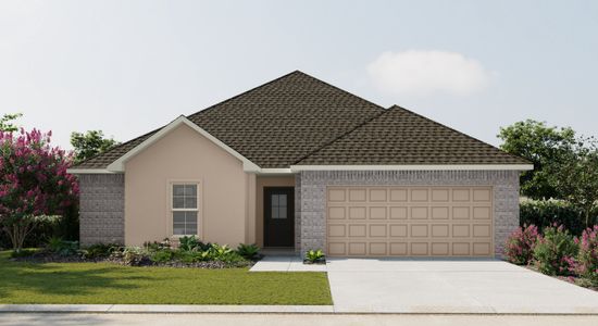 New construction Single-Family house 6601 Little Cypress Lp, Orange, TX 77632 plan Hughes IV B - image