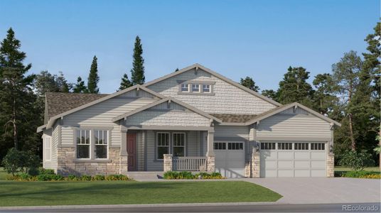 New construction Single-Family house 3929 Treadway Pt, Castle Rock, CO 80108 Trevino- photo 0 0