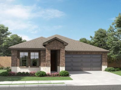 New construction Single-Family house 6458 Comanche Moon, San Antonio, TX 78233 plan Briscoe (820) - image