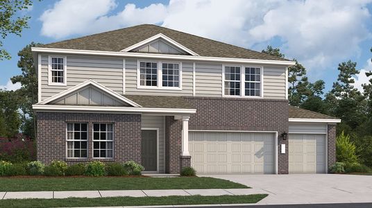 New construction Single-Family house 110 Goodwood St, Hutto, TX 78634 plan Claiborne - image