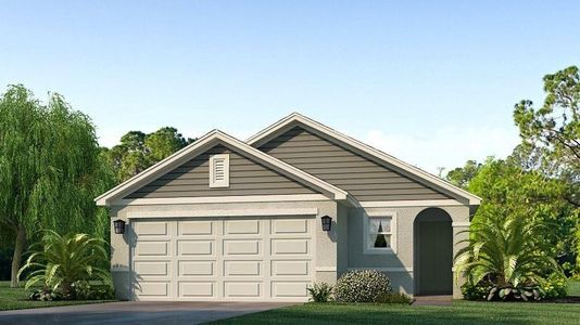 New construction Single-Family house 17291 Whiskey Creek Trl, Parrish, FL 34219 Allex- photo 0