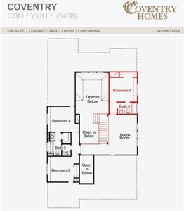 New construction Single-Family house 613 Coal Creek Ln, League City, TX 77573 plan Colleyville - image