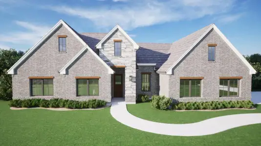 New construction Single-Family house 1022 Colt Rd, Springtown, TX 76082 plan The Iris - image