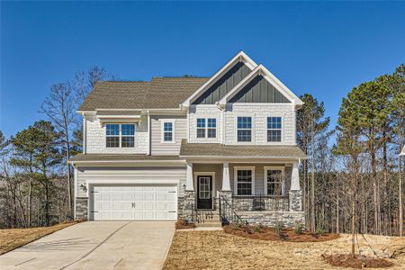 New construction Single-Family house 223 Hamptons Cove Road, Troutman, NC 28166 Greenway Basement- photo 0