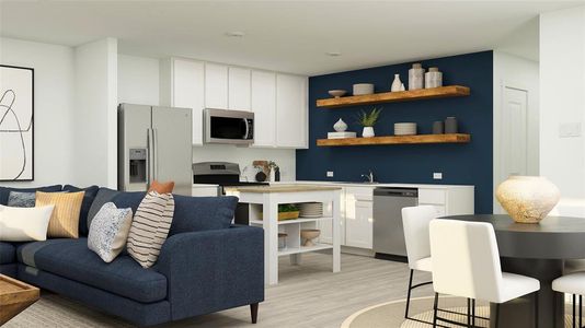 Kitchen featuring sink, light hardwood / wood-style flooring, white cabinets, and appliances with stainless steel finishes