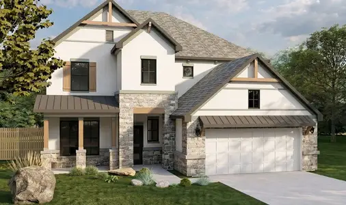 New construction Single-Family house 19705 Domino Champ Rd, Pflugerville, TX 78660 plan Lennox - image