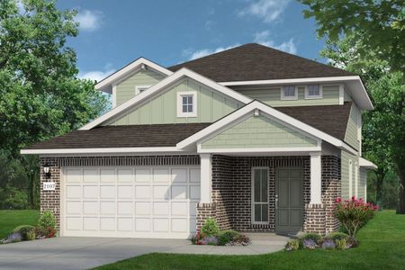 New construction Single-Family house 152 Beaver Path, San Antonio, TX 78245 plan Hunters Ranch 2107 - image