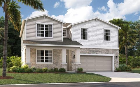 New construction Single-Family house 1157 Majesty Palm Circle, Deland, FL 32720 The Linden- photo 0