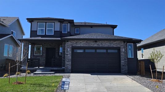 New construction Single-Family house 6040 Keyser Pl, Brighton, CO 80601 Plan 3501- photo 0
