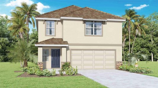 New construction Single-Family house 5243 Salt Marsh Rd, Wimauma, FL 33598 Darwin- photo 0