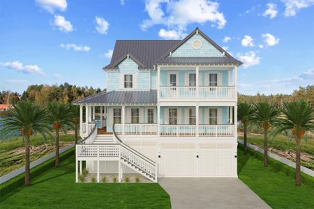 New construction Single-Family house 11350 Beachside Dr, Galveston, TX 77554 - image