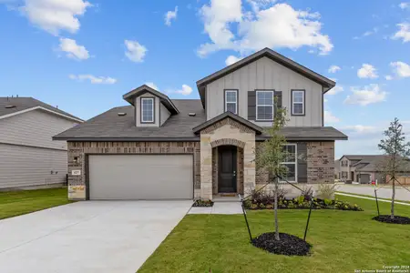 New construction Single-Family house 427 Cowboy Peak, Cibolo, TX 78108 Cascade- photo 3 3