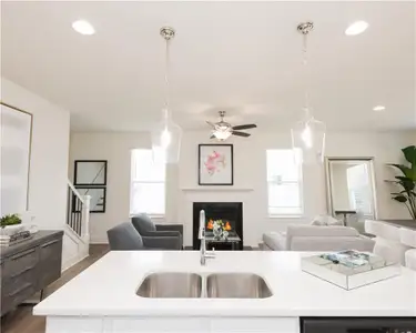 New construction Townhouse house 255 Barracks Wy, Unit 875, Hoschton, GA 30548 plan Glen - image