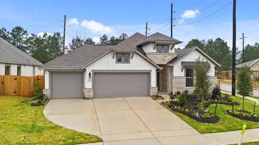 New construction Single-Family house 1447 Florecer Ln, Magnolia, TX 77354 plan Morgan - image