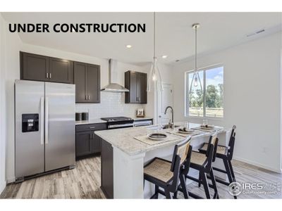 The home is currently under construction! These photos are renderings of another model with the same floorplan and give you a sense of what the home and elevation look like. Pictures of the actual house will be uploaded once it is completed.