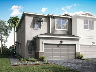 New construction Townhouse house 3563 NW Solange Ct, Jensen Beach, FL 34957 Eastwind- photo 0