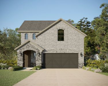 Plan 1478 Elevation A with Stone