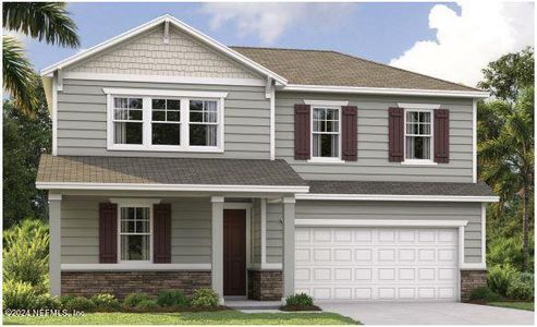 New construction Single-Family house 3444 Auvenshine Way, Orange Park, FL 32065 Elderberry- photo 0