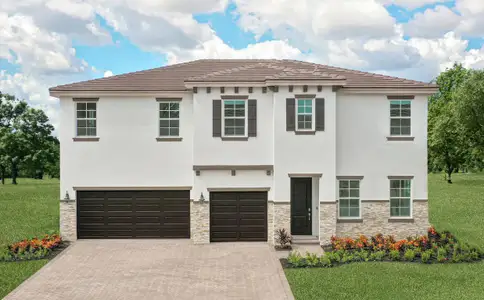 New construction Single-Family house 9299 Pearch Ln, Boynton Beach, FL 33437 plan Lyonia - image