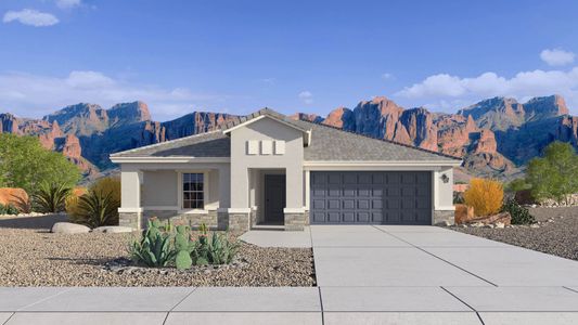 New construction Single-Family house 26259 W Nancy Ln, Buckeye, AZ 85326 plan Cali - image