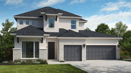 New construction Single-Family house 19500 Kelcie Dann Dr, Pflugerville, TX 78660 Keeton- photo 0