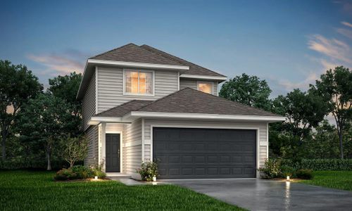 New construction Single-Family house 9274 Grace Ridge Drive, Willis, TX 77318 The Queensland- photo 0