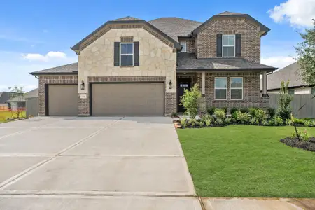 New construction Single-Family house 4137 Hazy Rock Ln, League City, TX 77573 plan Omaha - image