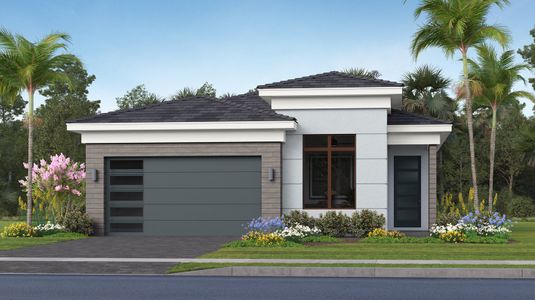 New construction Single-Family house 1031 Raleigh Wy, Wellington, FL 33414 plan Barcelona - image