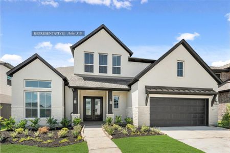 New construction Single-Family house 10614 Dina Yellow Dr, Cypress, TX 77433 plan The Asher X - image