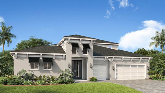 New construction Single-Family house 8308 Golden Beach Ct, Parrish, FL 34219 plan Grand Courtyard - image