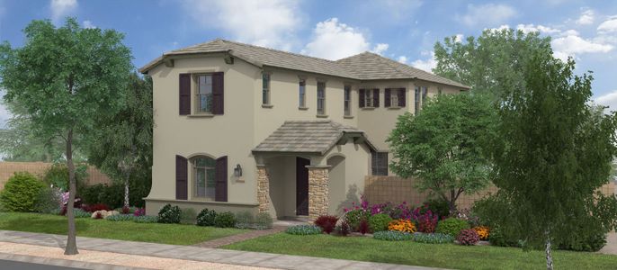 New construction Single-Family house 13480 N 157th Ln, Surprise, AZ 85379 plan Fremont Peak - image