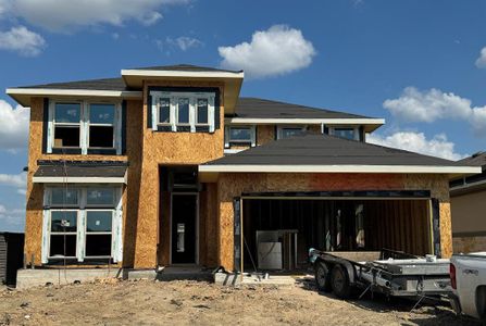 New construction Single-Family house 13821 Bothwell Pl, Manor, TX 78653 Premier Series - Hickory- photo 0