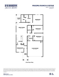 New construction Single-Family house 11908 E Lupine Ln, Florence, AZ 85132 plan Abbot - image