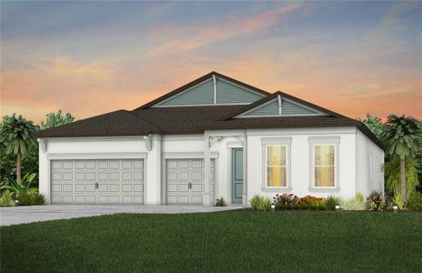New construction Single-Family house 17056 Canary Trl, Parrish, FL 34219 plan Merlot - image