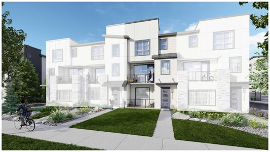 New construction Townhouse house 10746 Spalding Vw, Colorado Springs, CO 80908 plan Henry - image