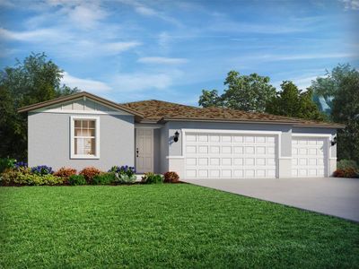 New construction Single-Family house 13684 Umber Forest St, Hudson, FL 34669 plan Essex - image