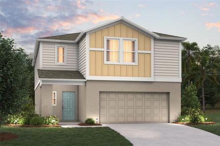 New construction Single-Family house 774 Ambleside Ave, Haines City, FL 33844 plan Indigo - image