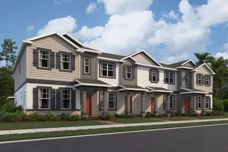 New construction Townhouse house 518 Lady Palm St, Apopka, FL 32703 plan Windham II - image