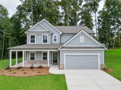 New construction Single-Family house 105 Fairwinds Dr, Covington, GA 30016 plan (GA)Hunter A 2 Front Entry - image