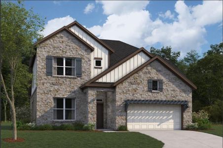 New construction Single-Family house 1449 N Roger Hanks Pkwy N, Dripping Springs, TX 78620 Trinity II- photo 0