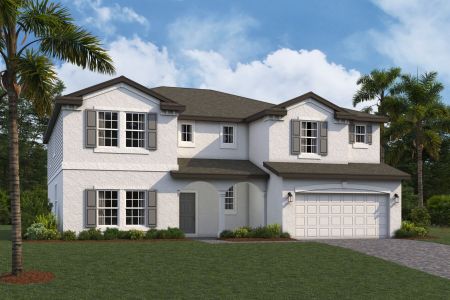 New construction Single-Family house 5950 Newberry Pines Ave, Wesley Chapel, FL 33545 plan Palazzo - image